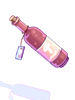 Vino tinto de setas