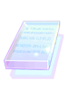 Placa transparente (azul)