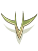 Trozo de emblema (verde)