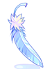 Pluma azul